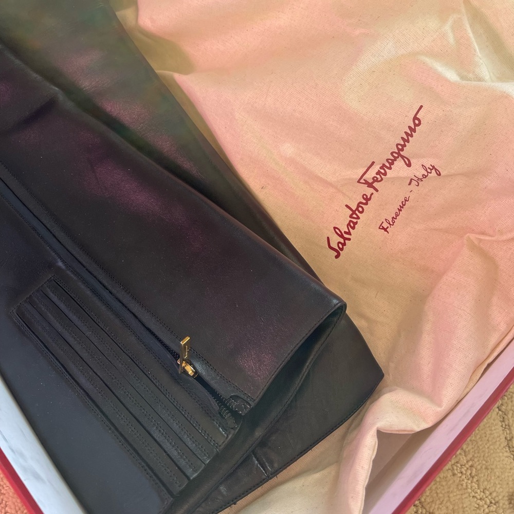 Auth Salvatore Ferragamo knee high boots Size 6 - Picture 2 of 11